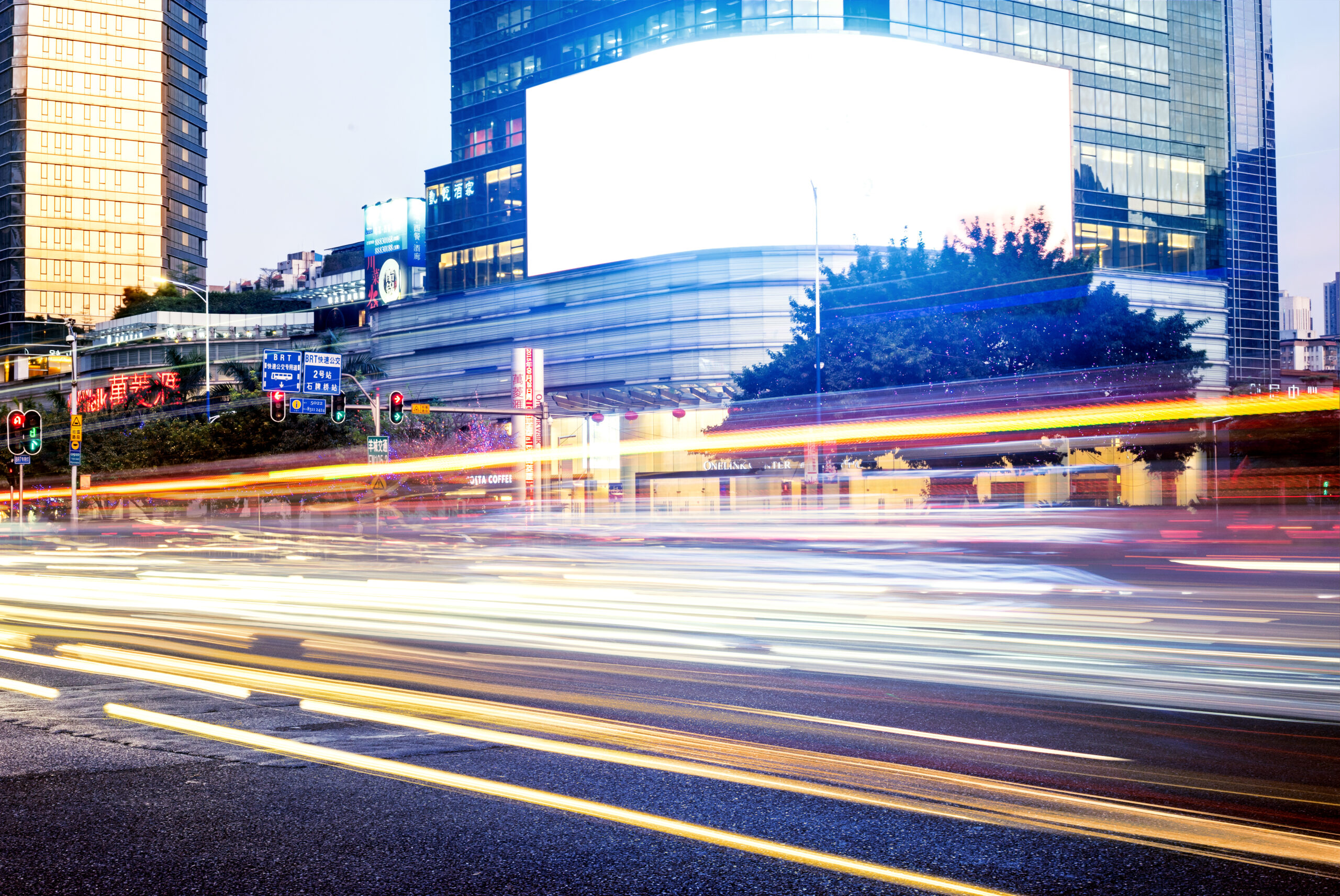 LED Billboard highway exposure